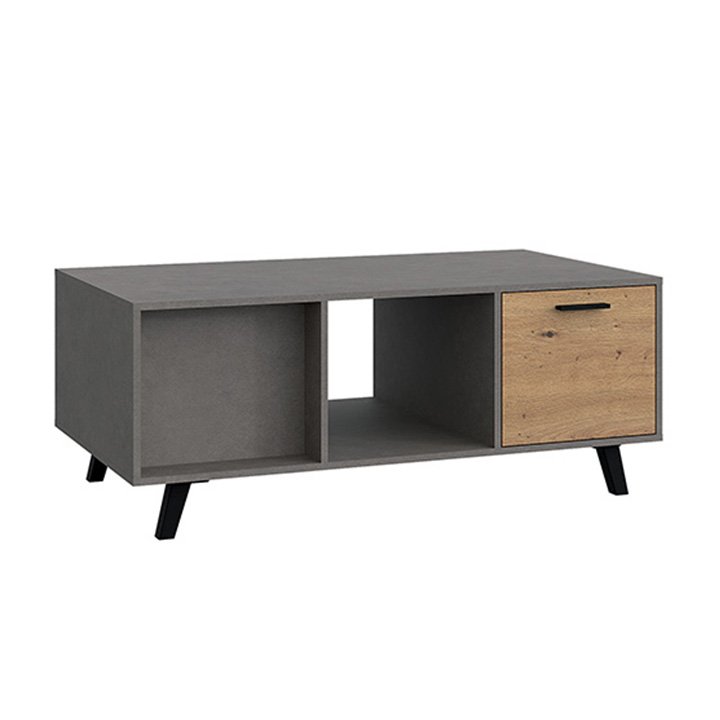 Konferenčný stolík, dub artisan/smooth sivý, PARIDE ST - Tempo nábytek