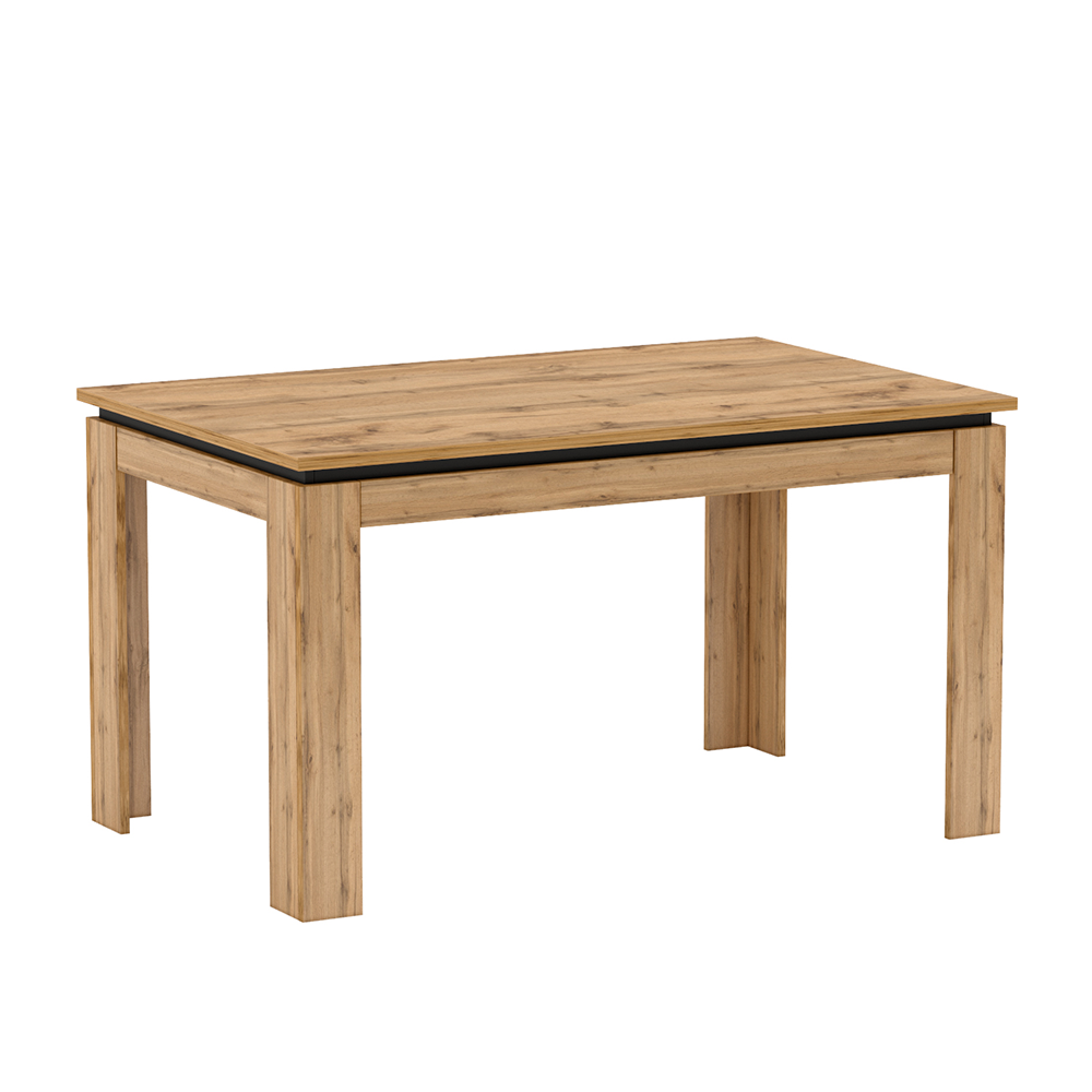 Jedálenský rozkladací stôl, dub wotan, 135-184x86 cm, TORONTA S - Tempo nábytek