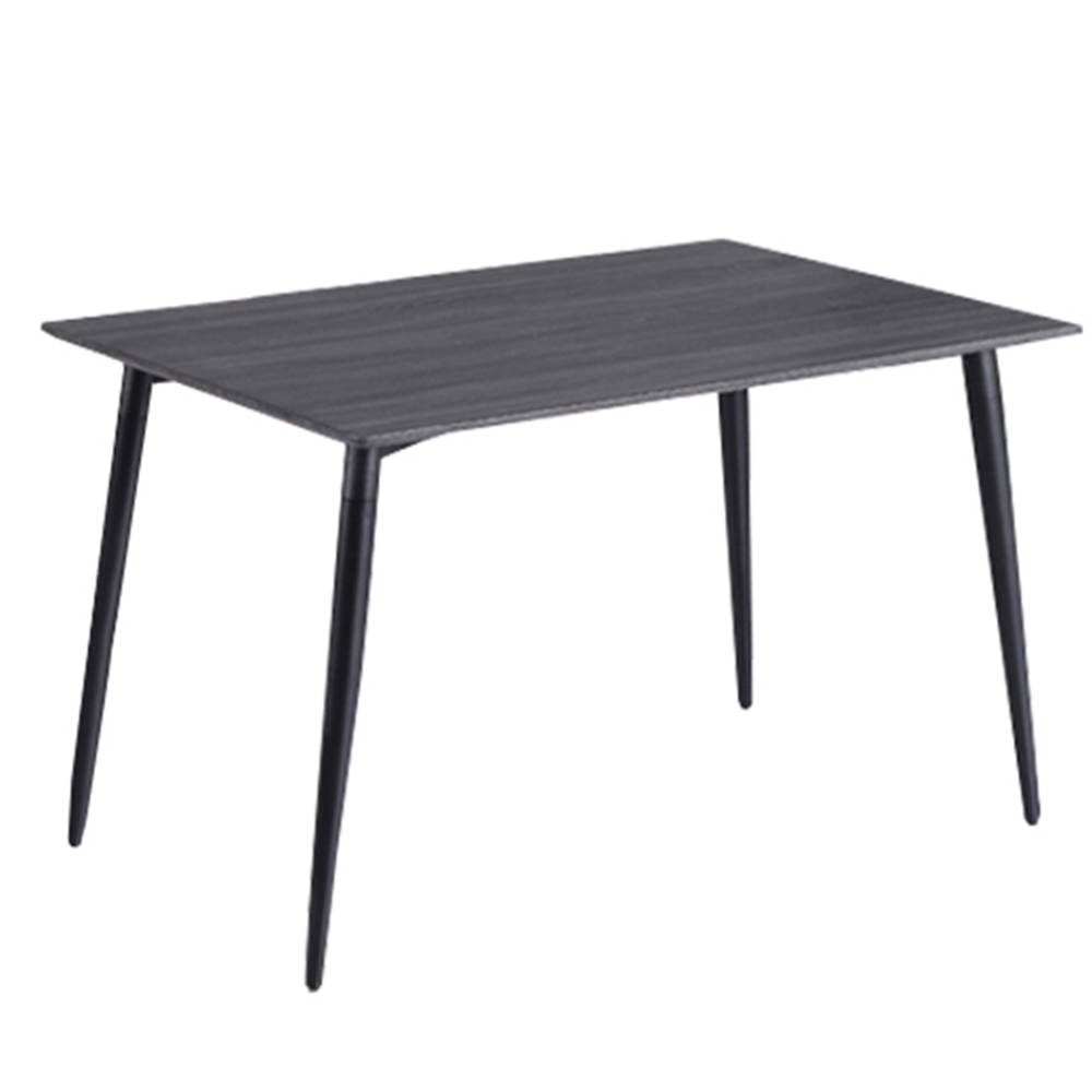 Jedálenský stôl, MDF/čierna, KABOR - Tempo nábytek