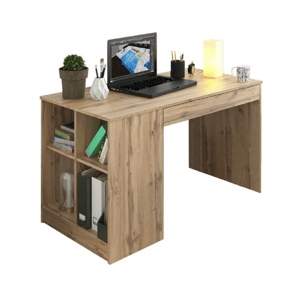 PC stôl, dub wotan, VENDI - Tempo nábytek
