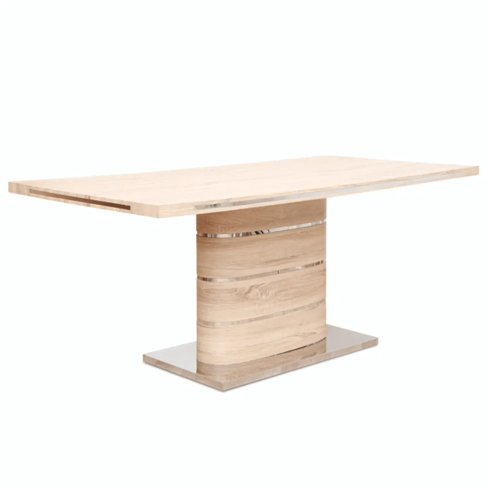 Jedálenský stôl, MDF, dub sonoma, 180x90 cm, AMAR - Tempo nábytek