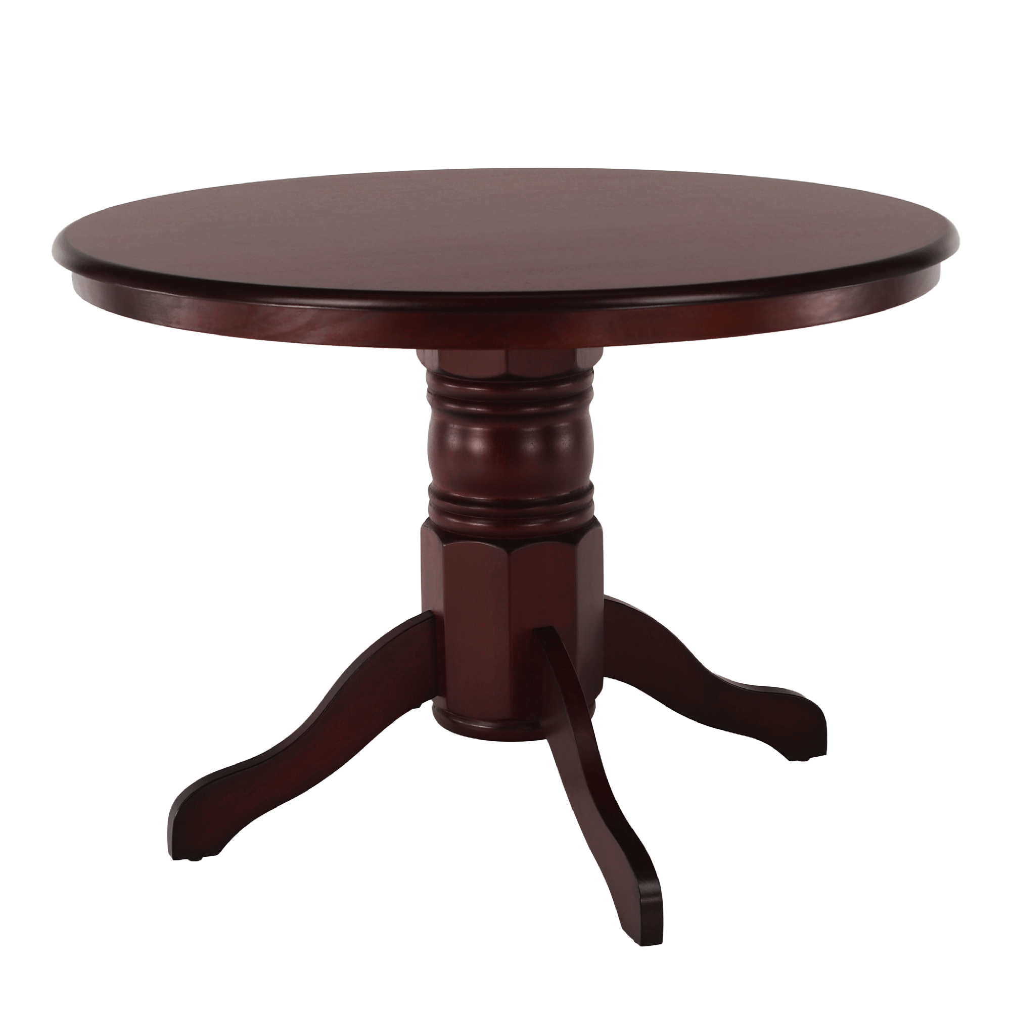 Jedálenský stôl, okrúhly, gaštan, priemer 106 cm, TABLOS - Tempo nábytek