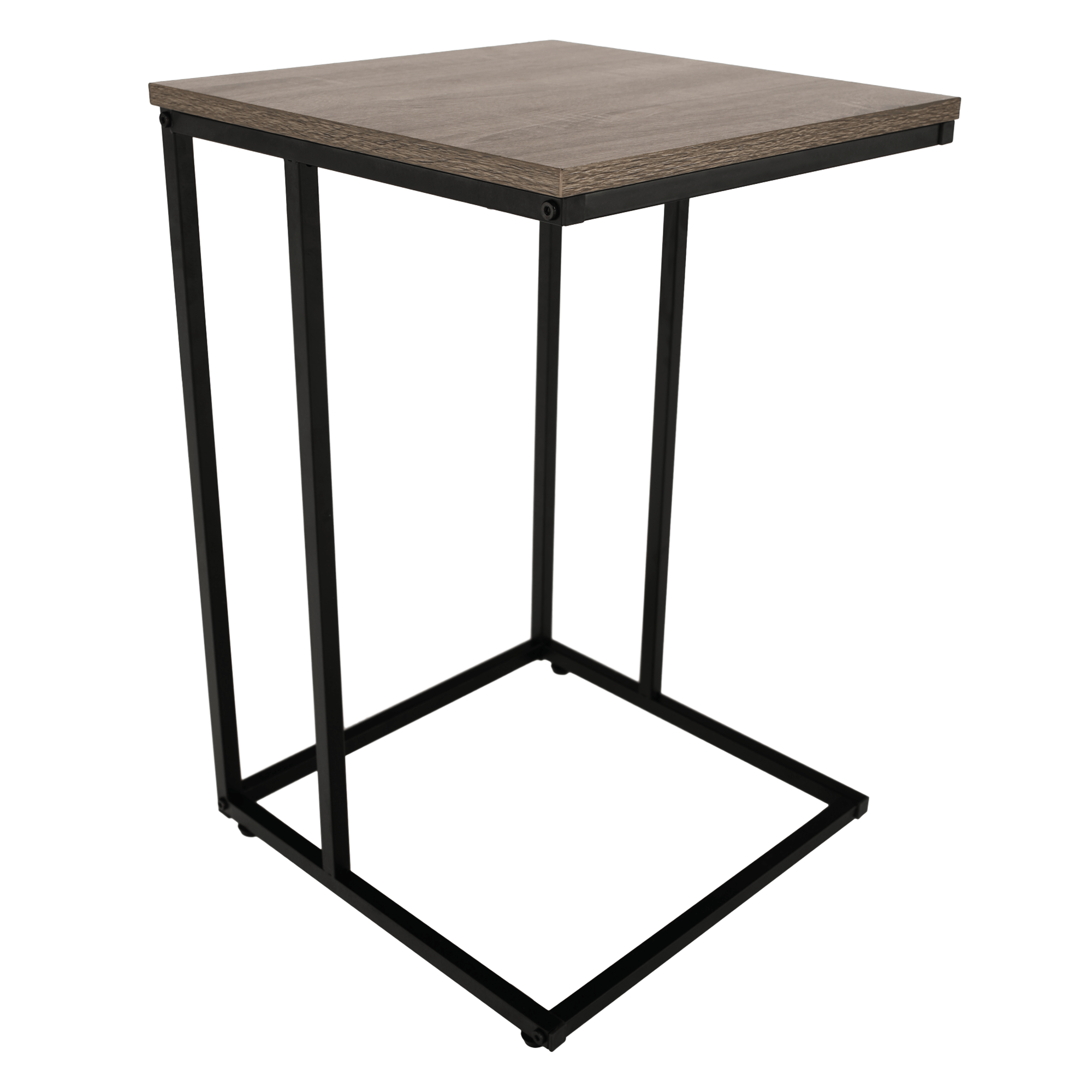 Príručný stolík, dub/čierna, KALA - Tempo nábytek